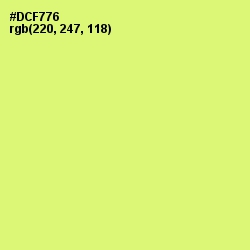 #DCF776 - Sulu Color Image