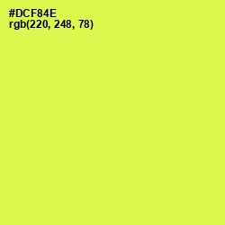 #DCF84E - Starship Color Image