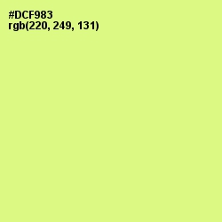 #DCF983 - Mindaro Color Image
