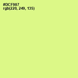 #DCF987 - Mindaro Color Image