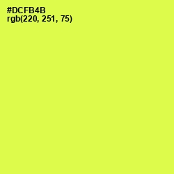 #DCFB4B - Starship Color Image