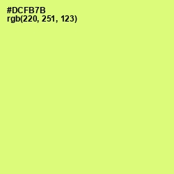 #DCFB7B - Sulu Color Image