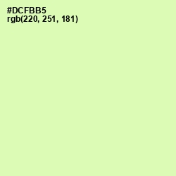 #DCFBB5 - Gossip Color Image