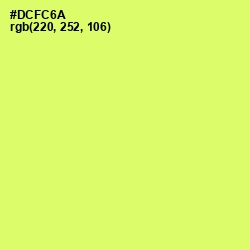 #DCFC6A - Sulu Color Image