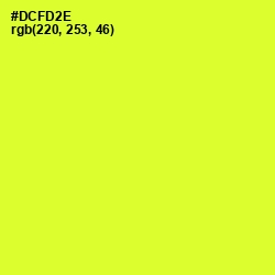 #DCFD2E - Pear Color Image