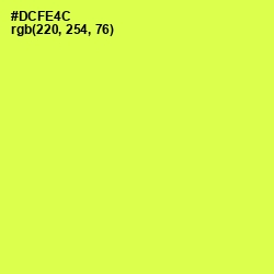 #DCFE4C - Starship Color Image