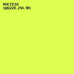 #DCFE50 - Starship Color Image