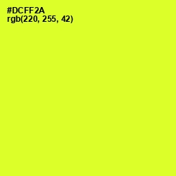 #DCFF2A - Pear Color Image