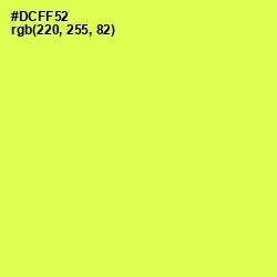 #DCFF52 - Starship Color Image