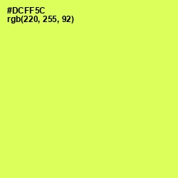 #DCFF5C - Canary Color Image