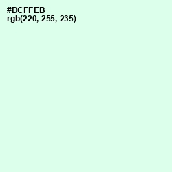 #DCFFEB - Granny Apple Color Image