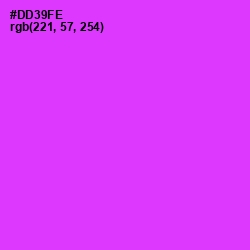 #DD39FE - Razzle Dazzle Rose Color Image