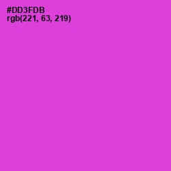 #DD3FDB - Razzle Dazzle Rose Color Image