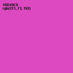 #DD49C0 - Fuchsia Pink Color Image