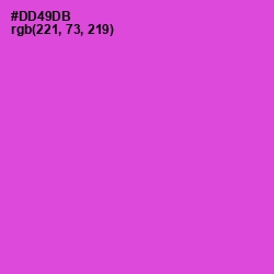 #DD49DB - Fuchsia Pink Color Image