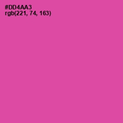 #DD4AA3 - Brilliant Rose Color Image