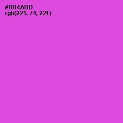 #DD4ADD - Fuchsia Pink Color Image