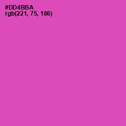 #DD4BBA - Brilliant Rose Color Image