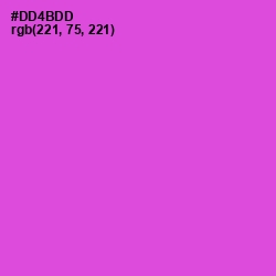 #DD4BDD - Fuchsia Pink Color Image