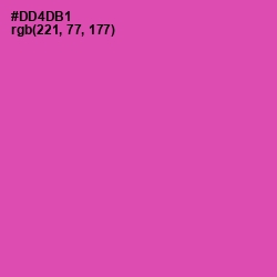 #DD4DB1 - Brilliant Rose Color Image