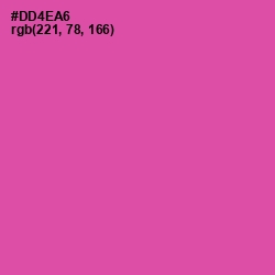 #DD4EA6 - Brilliant Rose Color Image
