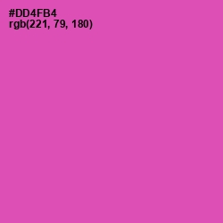 #DD4FB4 - Brilliant Rose Color Image