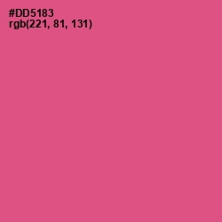 #DD5183 - Mulberry Color Image