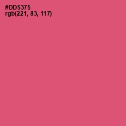 #DD5375 - Cranberry Color Image