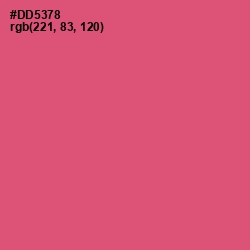 #DD5378 - Cranberry Color Image