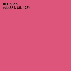 #DD557A - Cranberry Color Image