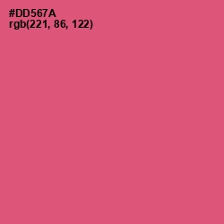 #DD567A - Cranberry Color Image