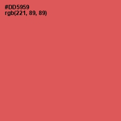 #DD5959 - Chestnut Rose Color Image