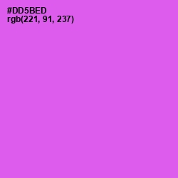 #DD5BED - Heliotrope Color Image