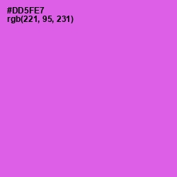 #DD5FE7 - Orchid Color Image