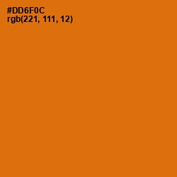 #DD6F0C - Bamboo Color Image