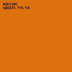 #DD720C - Bamboo Color Image