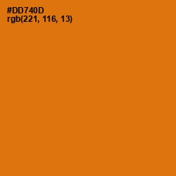#DD740D - Meteor Color Image