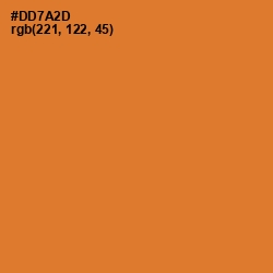 #DD7A2D - Ochre Color Image