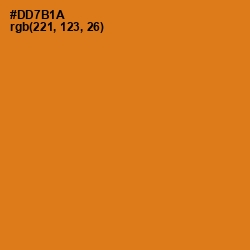 #DD7B1A - Meteor Color Image