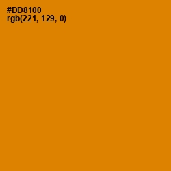 #DD8100 - Geebung Color Image