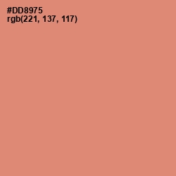 #DD8975 - New York Pink Color Image