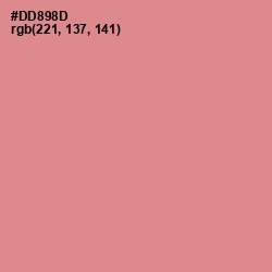 #DD898D - My Pink Color Image