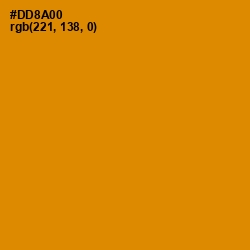 #DD8A00 - Geebung Color Image
