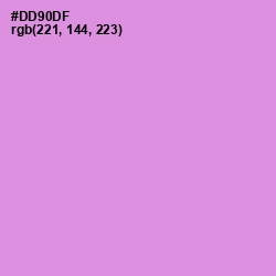 #DD90DF - Light Orchid Color Image