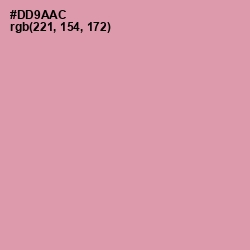 #DD9AAC - Careys Pink Color Image