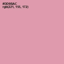 #DD9BAC - Careys Pink Color Image