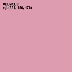 #DD9CB0 - Careys Pink Color Image