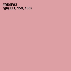 #DD9FA3 - Careys Pink Color Image