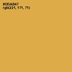 #DDAB47 - Roti Color Image