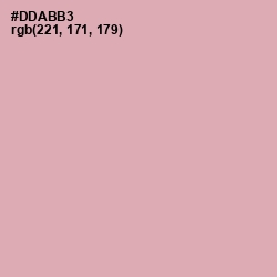 #DDABB3 - Blossom Color Image